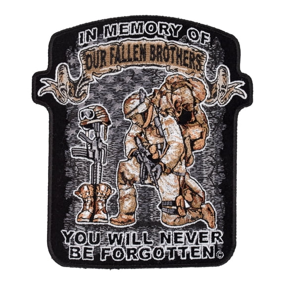 In Memory Of Our Fallen Brothers Patch, Small Size