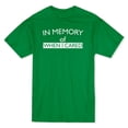 thumbnail image 1 of "In Memory Of When I Cared" Funny Quote Men's T-shirt, 1 of 1