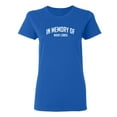 thumbnail image 1 of In Memory Of When I Cared Sarcastic Novelty Gift Idea Adult Humor Funny Women's Casual Tees, 1 of 3