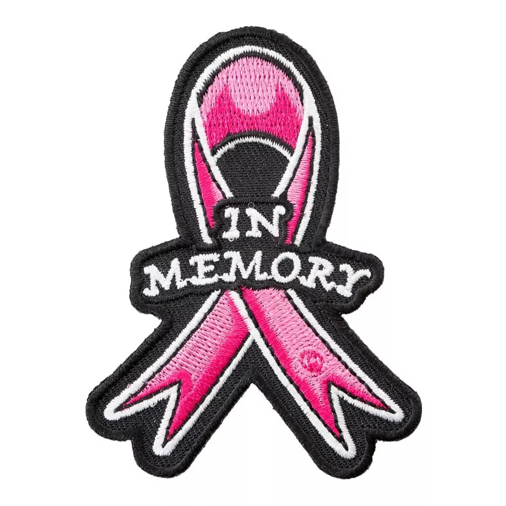 In Memory Pink Ribbon Patch, Cancer Support Patches - Walmart.com