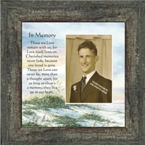 In Memory, for the Loss of Loved One, Sympathy or Condolence Framed Gift, Personalized Picture Frame, 10x10 6732