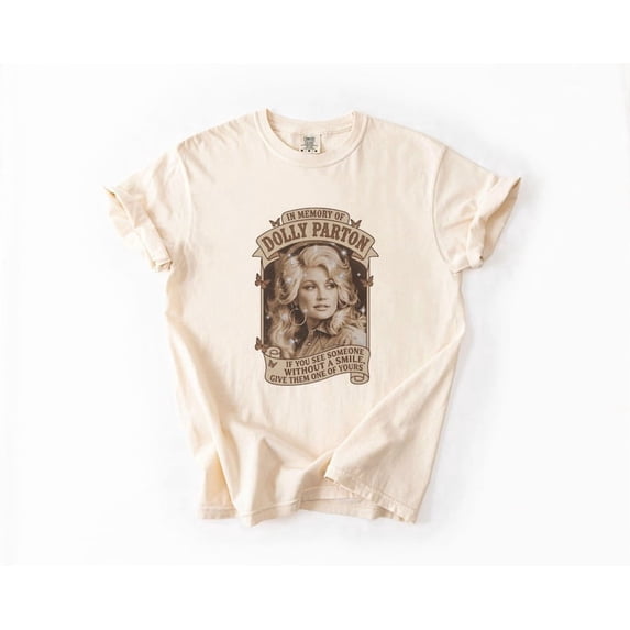 In Memory of Dolly Vintage Country Music Cowgirl Tribute T-Shirt
