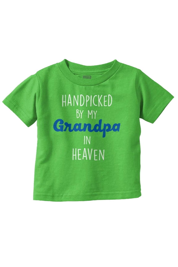 In Memory of Father Grandfather Sweet Toddler Boy Girl T Shirt Infant Toddler Brisco Brands 12M
