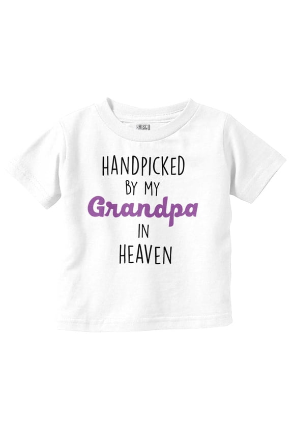 In Memory of Father Grandfather Sweet Toddler Boy Girl T Shirt Infant Toddler Brisco Brands 2T