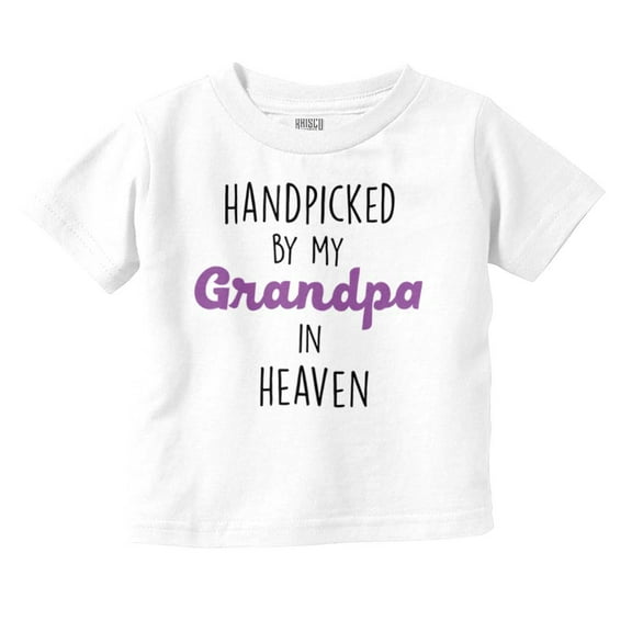 In Memory of Father Grandfather Sweet Toddler Boy Girl T Shirt Infant Toddler Brisco Brands 4T