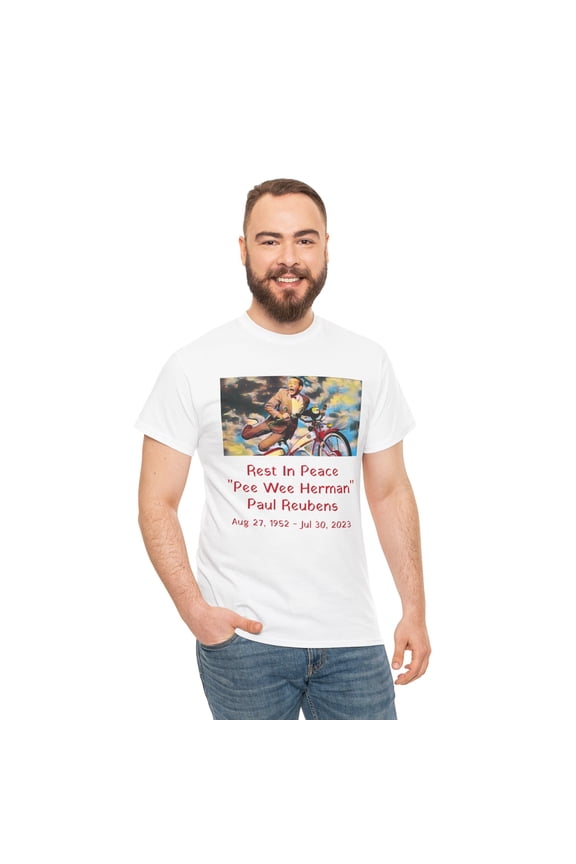 In Memory of Pee Wee Herman, Paul Reubens T-Shirt, Unisex Classic Tee
