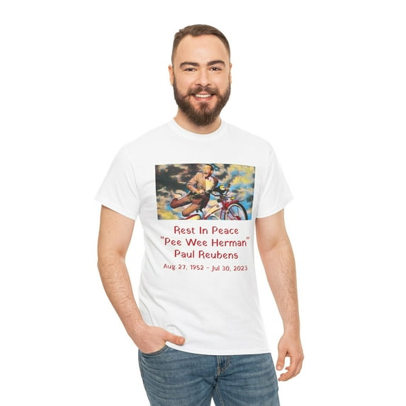In Memory of Pee Wee Herman, Paul Reubens T-Shirt, Unisex Classic Tee
