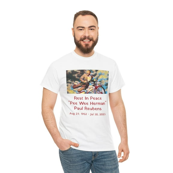 In Memory of Pee Wee Herman, Paul Reubens T-Shirt, Unisex Classic Tee