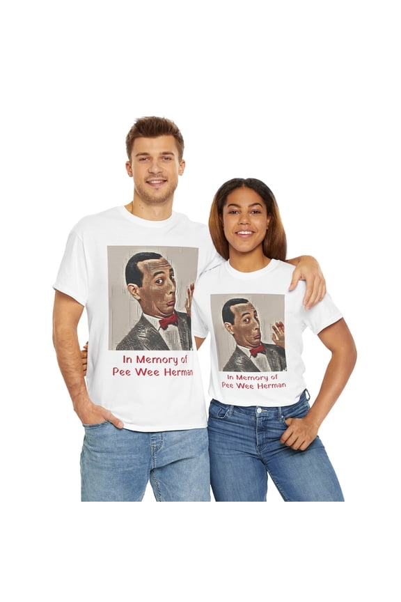 In Memory of Pee Wee Herman, Paul Reubens T-Shirt, Unisex Classic Tee