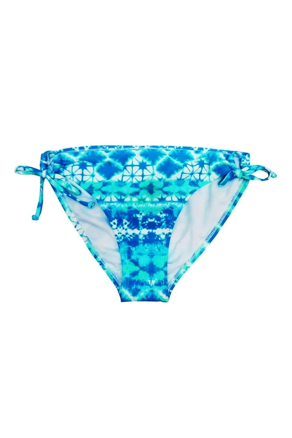 In Mocean Tie Dye Hipster Side Tie Bikini Bottom Swimwear Juniors' Women's Medium