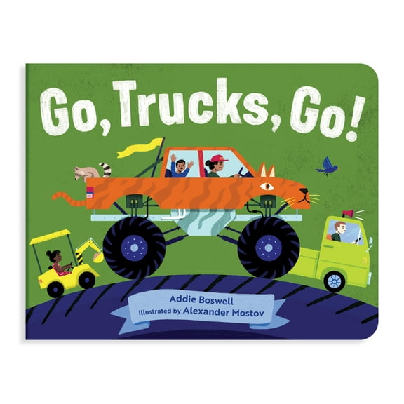 Things That Go Go, Trucks, Go!: A Truck Book for Toddlers 1-3, (Board Book)
