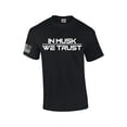 thumbnail image 1 of In Musk We Trust Elon Funny Men's Short Sleeve T-shirt Graphic Tee-Black-xl, 1 of 4