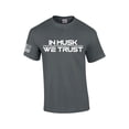 thumbnail image 1 of In Musk We Trust Elon Funny Men's Short Sleeve T-shirt Graphic Tee-Charcoal-xxxl, 1 of 4