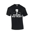 thumbnail image 1 of In Musk We Trust Elon Portrait Funny Men's Short Sleeve T-shirt Graphic Tee-Black-5xl, 1 of 4