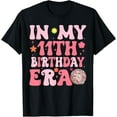 thumbnail image 1 of In My 11th Birthday Era Girl 11 years Birthday Boy Girl T-ShirtMen and women, Black T-shirt, size: Extra large, 1 of 4
