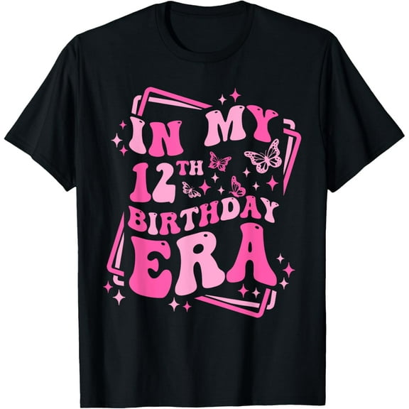In My 12th Birthday Era Kids 12 years old Birthday Boy Girl T-Shirt