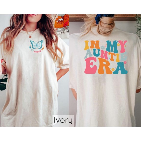 In My Auntie Era Shirt, Favorite Aunt Shirts, Cool Auntie Tee, Aunt To Be Shirts, Pregnancy Announcement Crewneck, Aunt from Niece All Size S-5Xl