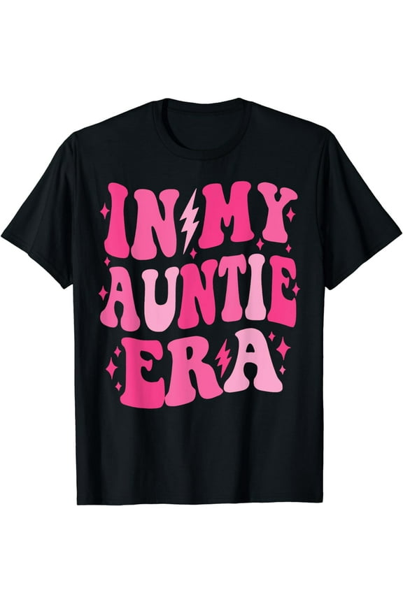 In My Auntie Era Shirt Women Aunt Era Mother's Day T-Shirt
