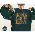 thumbnail image 1 of In My Auntie Era Sweatshirt, Aunt Gift For Auntie Sweatshirt, Cool Aunt Eras Shirt, Retro Aunt Crewneck, Baby Announcement For Aunt Shirt, 1 of 5