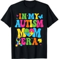 thumbnail image 1 of In My Autism Mom Era Groovy Autism Awareness Support Puzzle T-Shirt, 1 of 3