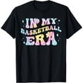 thumbnail image 1 of In My Basketball Era Groovy Tie Dye Teacher Student Funny T-Shirt, 1 of 3