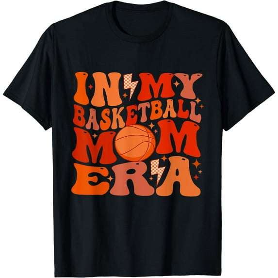 In My Basketball Mom Era Basketball Lover Mom Basketball T-Shirt