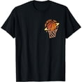 thumbnail image 1 of In My Basketball Mom Era Basketball Mama (On Pocket & Back) T-Shirt, 1 of 4