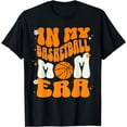 thumbnail image 1 of In My Basketball Mom Era Groovy Basketball Mom T-Shirt, 1 of 4