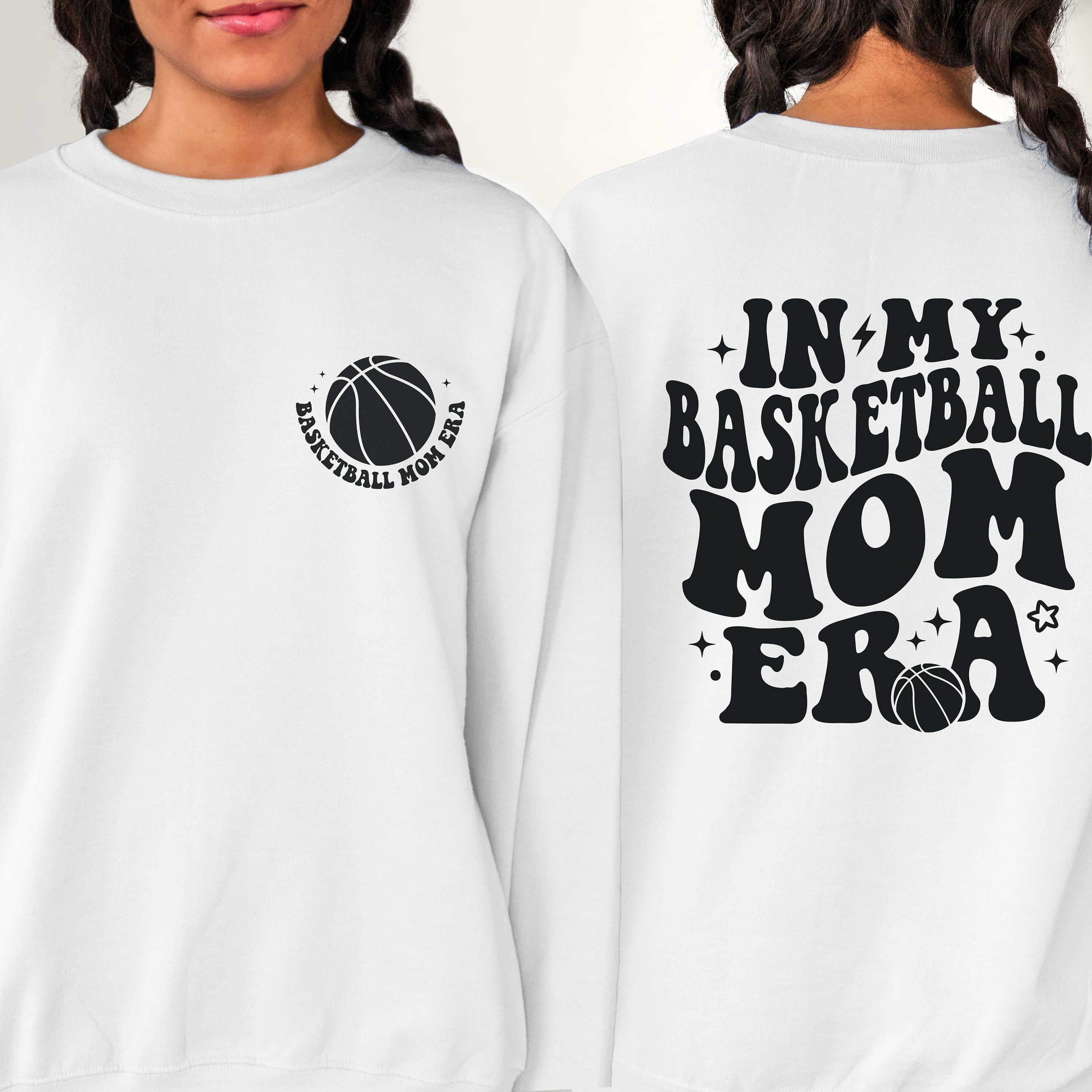 In My Basketball Mom Era Sweatshirt, Basketball Mom Sweatshirt