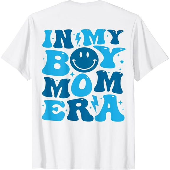 In My Boy Mom Era (On Back) T-Shirt Unisex S-5XL Hot Trending Shirt, Vintage Birthday Gift