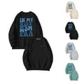 thumbnail image 1 of In My Boy Mom Era Sweatshirts for Women 2025 Long Sleeve Crewneck Boy Mom Graphic Sweatshirt Pullover Tops, 1 of 3