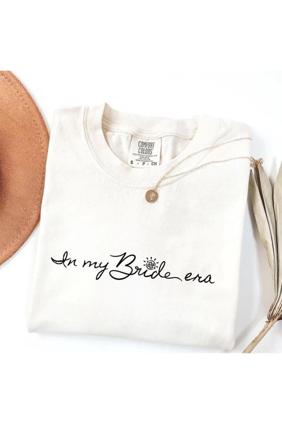 In My Bride Era Shirt_ Minimalist Bridal Shower Tee