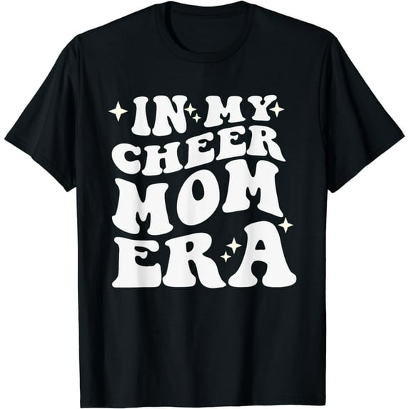In My Cheer Mom Era Cheerleading Football Mom Game Day Gift T-Shirt
