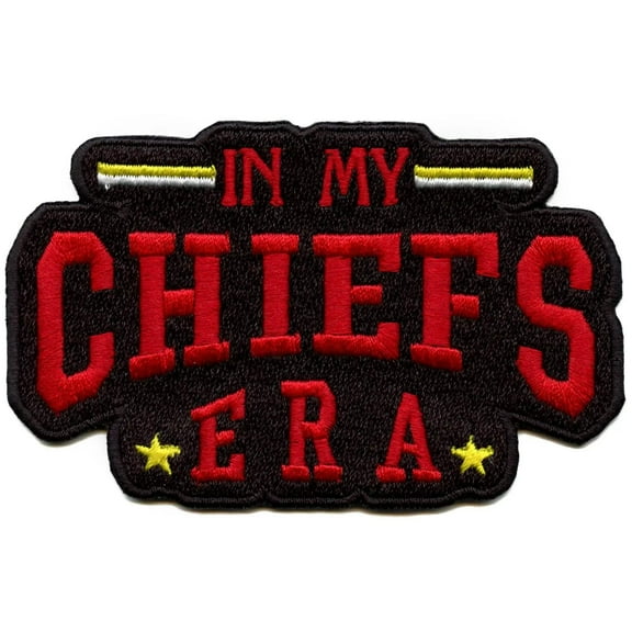In My Chiefs Era Patch Kansas City Football Embroidered Iron On