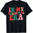 thumbnail image 1 of In My Christmas Era Family Matching Merry Christmas T-ShirtMen and women, Black T-shirt, size: Extra large S-4XL, 1 of 4