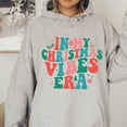 thumbnail image 1 of In My Christmas Vibes Era Sweatshirt, In My Christmas Era Hoodie, Retro Sweatshirt, Christmas, Groovy Christmas Tee, Holiday Hoodies (Color:Dark Heather; Size:Unisex Sweatshirt 5X;), 1 of 1