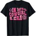 thumbnail image 1 of In My Cowgirl Era Groovy Cute Western Rodeo Cowgirl T-Shirt, 1 of 4