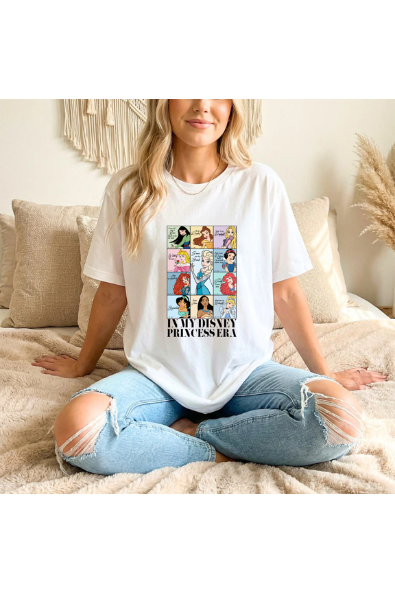 In My Disney Princess Era Girls Trip Matching Birthday T-Shirt All Size S-5XL