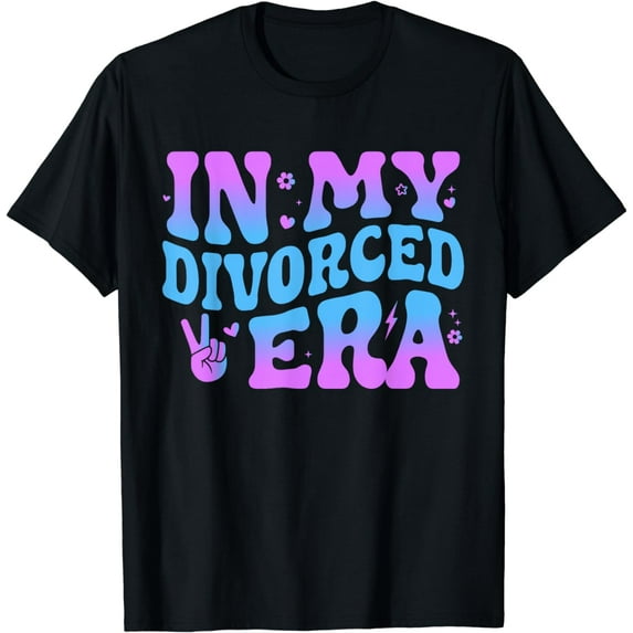 In My Divorced Era Funny Divorce Party Support Divorce Squad T-Shirt