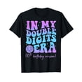 thumbnail image 1 of In My Double Digits Era 10th Birthday Version Groovy Retro T-Shirt, 1 of 3