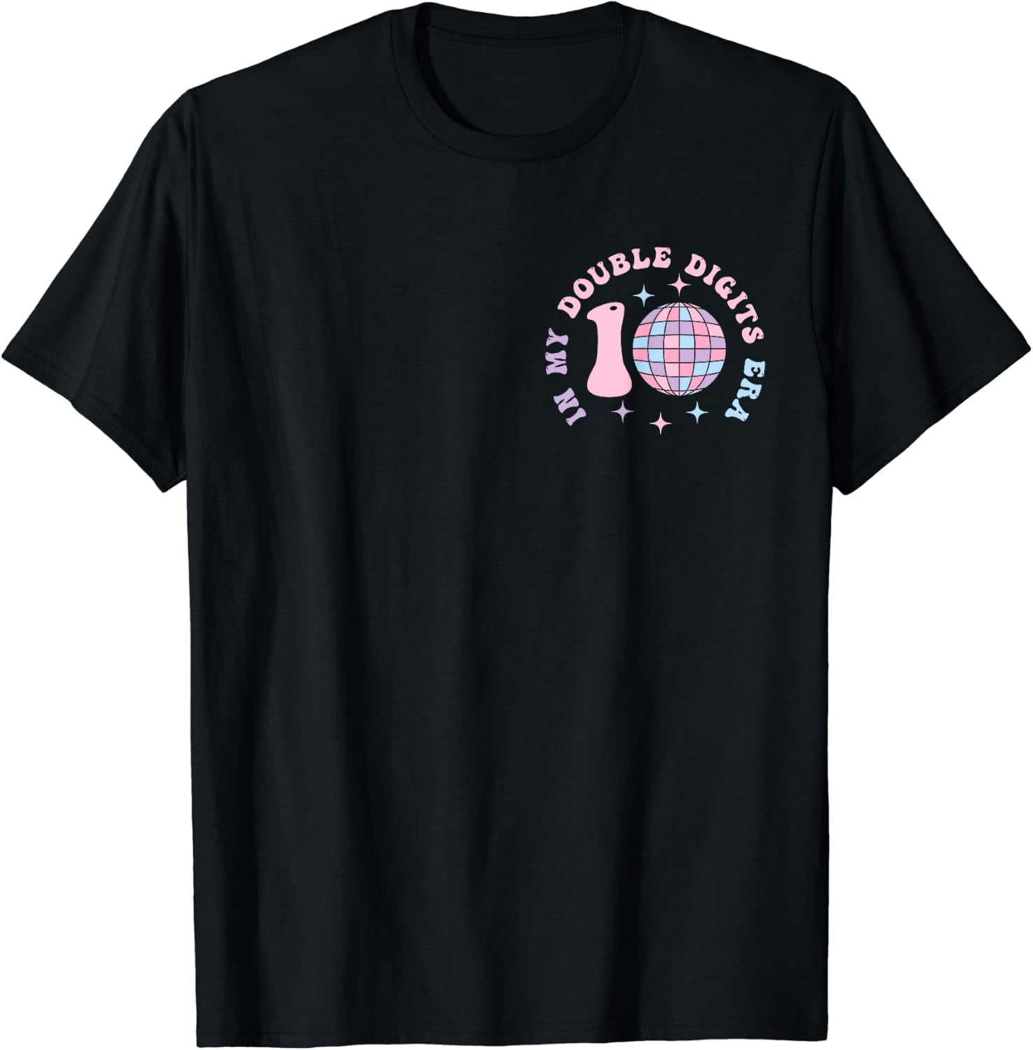In My Double Digits Era Its My 10th Birthday Girls Design T-Shirt ...