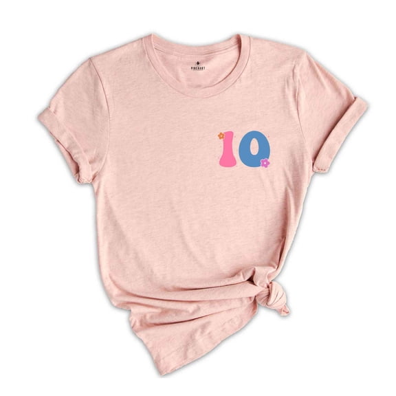In My Double Digits Era Shirt, Trendy Birthday Shirt, Birthday Party Shirt, 10th Birthday Shirt, Birthday Girl Shirt