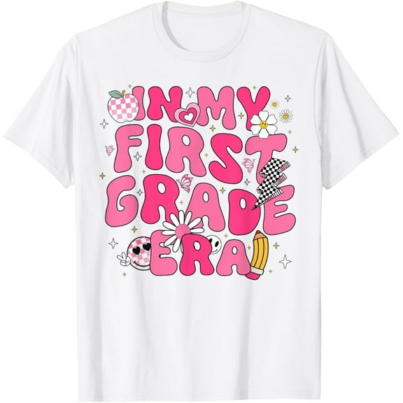 In My First Grade Era T-Shirt – Trendy Back to School Shirt for Girls or 1st Grade Teachers
