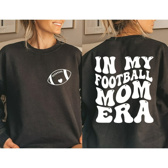 In My Football Mom Era Sweatshirt, Football Mama Sweatshirt, Retro Football Season Shirt, High School Football, Football Mom Gift