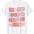 thumbnail image 1 of In My Fourth Grade Era Cute Groovy 4Th Grade Back To School T-Shirt Size S-5XL, 1 of 5