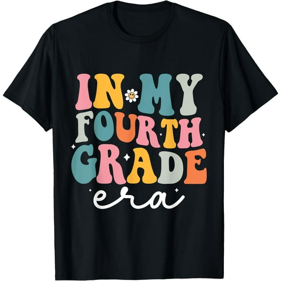 In My Fourth Grade Era Kids Back To School 4th Grade Teacher T-Shirt
