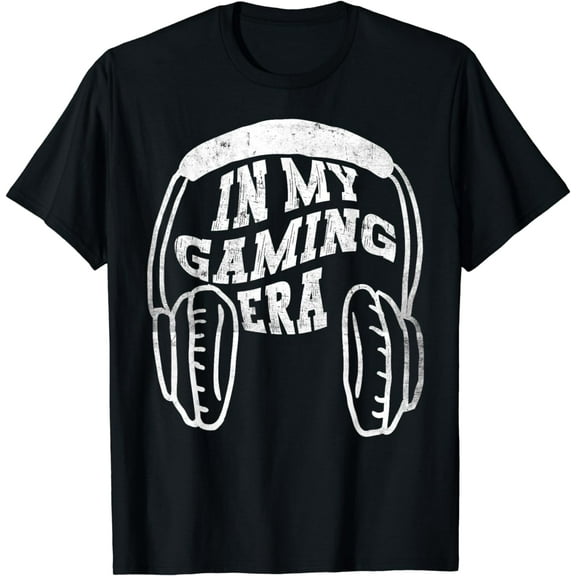 In My Gaming Era Boys Teens Men Video Gaming Graphic T-Shirt