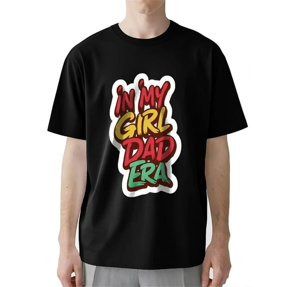 AllAreN T-Shirts for Father Best Papa in the World Personalized Father Shirt Loose Fit Cotton Dad Shirt