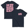 thumbnail image 1 of "In My Girl Mom Era" Front and Back Print T-shirt, Cute Mom T-shirt, Girl Mom Shirt, Mother's Day T-shirt (Navy, 3XL), 1 of 1