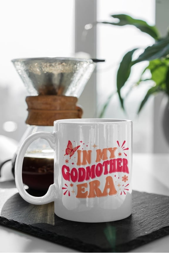 In My Godmother Era Mug Fairy Godmother Gift Cute Coffee Cup for Godmothers Godparent Proposal Mug Godmother Present